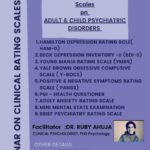 Dr Ruby Ahuja Clinical psychologist in chandigarh organising a webinar on clinical Rating Scale on Adult and child psychiatric Disorders